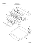 CONTROLS Diagram and Parts List for CRGR7900AS2  Frigidaire Dryer