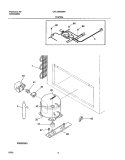 SYSTEM Diagram and Parts List for CFC13M5AW3  Uni Freezer