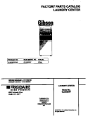 COVER Diagram and Parts List for GLSG62RFW0  Gibson Washer Dryer Combo