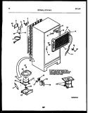 SYSTEM AND AUTOMATIC DEFROST PARTS Diagram and Parts List for GTN181WLO  Uni Refrigerator