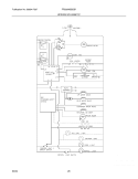 WIRING SCHEMATIC Diagram and Parts List for FRS26W2BSB7  Frigidaire Refrigerator