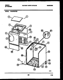 CABINET PARTS Diagram and Parts List for WA24P2WYMB  Gibson Washer