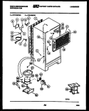 SYSTEM AND AUTOMATIC DEFROST PARTS Diagram and Parts List for RT215MCW0  Frigidaire Refrigerator