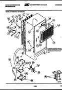 SYSTEM AND AUTOMATIC DEFROST PARTS Diagram and Parts List for RT163NLDA  Frigidaire Refrigerator