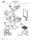 BODY Diagram and Parts List for WGF337CBSB  Frigidaire Range