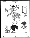 BODY PARTS Diagram and Parts List for CG300SP2W3  Frigidaire Range