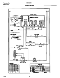 WIRING DIAGRAM Diagram and Parts List for FEB756CETD  Frigidaire Wall Oven