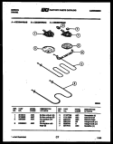 BROILER PARTS Diagram and Parts List for CEC2M4WSAD  Gibson Range