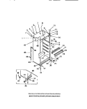 CABINET Diagram and Parts List for FPCI18TCH0  Frigidaire Refrigerator