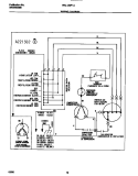 WIRING DIAGRAM Diagram and Parts List for WAL126P1A2  Frigidaire Air Conditioner