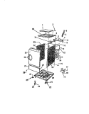 CABINET, TOP PANEL, BASE Diagram and Parts List for AWP220S2W  Kelvinator Washer