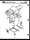CABINET PARTS Diagram and Parts List for DW-3350DL2  Frigidaire Dishwasher