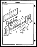 BACKGUARD Diagram and Parts List for CEA1M2WSTA  Gibson Range