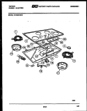 ELECTRIC SMOOTH TOP Diagram and Parts List for 13-3620-23-01  Tappan Cooktop