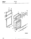 Part Location Diagram of 218504703 Frigidaire NAMEPLATE Assembly