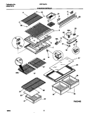 Part Location Diagram of 218366121 Frigidaire TRIM-SHELF