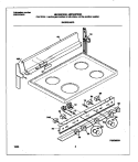 BACKGUARD Diagram and Parts List for MEF300PBDK  Frigidaire Range