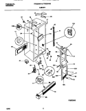 CABINET Diagram and Parts List for FRS22WNBD1  Frigidaire Refrigerator
