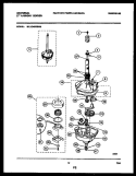 TRANSMISSION PARTS Diagram and Parts List for MLXG42RBW0  Tappan Washer Dryer Combo