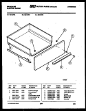 DRAWER PARTS Diagram and Parts List for REM77BDB0  Frigidaire Microwave Oven Combo