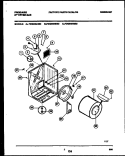 CABINET AND COMPONENT PARTS Diagram and Parts List for FDG546LBT0  Frigidaire Dryer