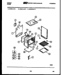 BODY PARTS Diagram and Parts List for 30-2518-00-03  Tappan Range
