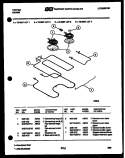 BROILER PARTS Diagram and Parts List for 73-3957-23-02  Tappan Range