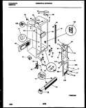 CABINET PARTS Diagram and Parts List for GRS24WRAD0  Gibson Refrigerator