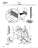 SYSTEM Diagram and Parts List for TFU14F7BW2  Tappan Freezer