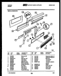 Part Location Diagram of 5303211390 Frigidaire TRIM