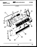 CONSOLE AND CONTROL PARTS Diagram and Parts List for WISCL6  Frigidaire Washer
