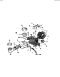 PUMP, MOTOR, & COMPONENTS Diagram and Parts List for DWU4005W3  Kelvinator Dishwasher