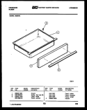 DRAWER PARTS Diagram and Parts List for R30AL4  Frigidaire Range