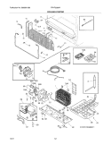 SYSTEM Diagram and Parts List for FPHF2399MF1  Frigidaire Refrigerator