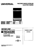COVER Diagram and Parts List for MFF351BCWC  Frigidaire Range