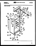 CABINET PARTS Diagram and Parts List for FPD17TIFA0  Frigidaire Refrigerator