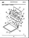 CONSOLE AND CONTROL PARTS Diagram and Parts List for 49-2848-23-04  Tappan Dryer
