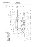 BREWING ASSEMBLY Diagram and Parts List for E24CM75GSSA  Electrolux Coffee Maker