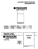 COVER Diagram and Parts List for FRT18NNGD0  Frigidaire Refrigerator