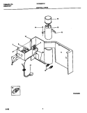 CONTROL PARTS Diagram and Parts List for FAC052G7A1  Frigidaire Air Conditioner