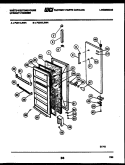 DOOR PARTS Diagram and Parts List for FU218LRW4  Frigidaire Freezer