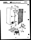 SYSTEM AND AUTOMATIC DEFROST PARTS Diagram and Parts List for FSK190AN5T  Kelvinator Refrigerator