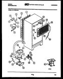 SYSTEM AND AUTOMATIC DEFROST PARTS Diagram and Parts List for RT17F6WU3B  Gibson Refrigerator