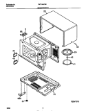 WRAPPER / BODY Diagram and Parts List for TMT104U1S0  Tappan Microwave