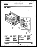 LATCH BOARD AND LEADWIRE ASSEMBLY Diagram and Parts List for FMS084T1B1  Frigidaire Microwave