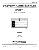 COVER Diagram and Parts List for 15-082A  Frigidaire Air Conditioner