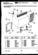 CABINET AND INSTALLATION PARTS Diagram and Parts List for MH309G1QB  Kelvinator Air Conditioner