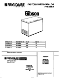 COVER Diagram and Parts List for GFC05M3EW1  Gibson Freezer