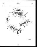 REFRIGERATOR CONTROL ASSEMBLY, DAMP Diagram and Parts List for FPCE24VPL0  Frigidaire Refrigerator