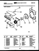 AIR HANDLING PARTS Diagram and Parts List for GAS228P2K1  Gibson Air Conditioner